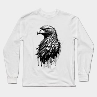 Left Bald American Eagle Long Sleeve T-Shirt